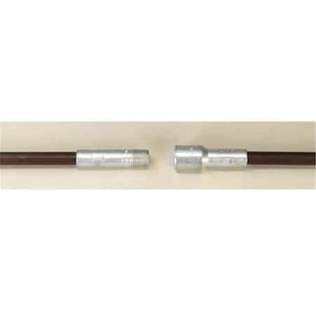Esteras Tikar 3 ft. x 0.25 in. Light-Duty Fiberglass Chimney Cleaning Rod - Brown, NPT ES2199347